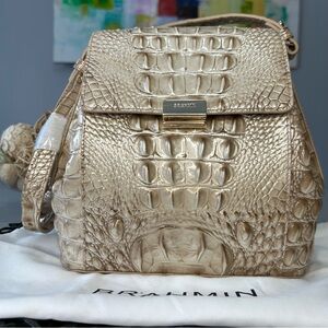 NWT - Brahmin Melbourne Collection Margo in Wind Chime